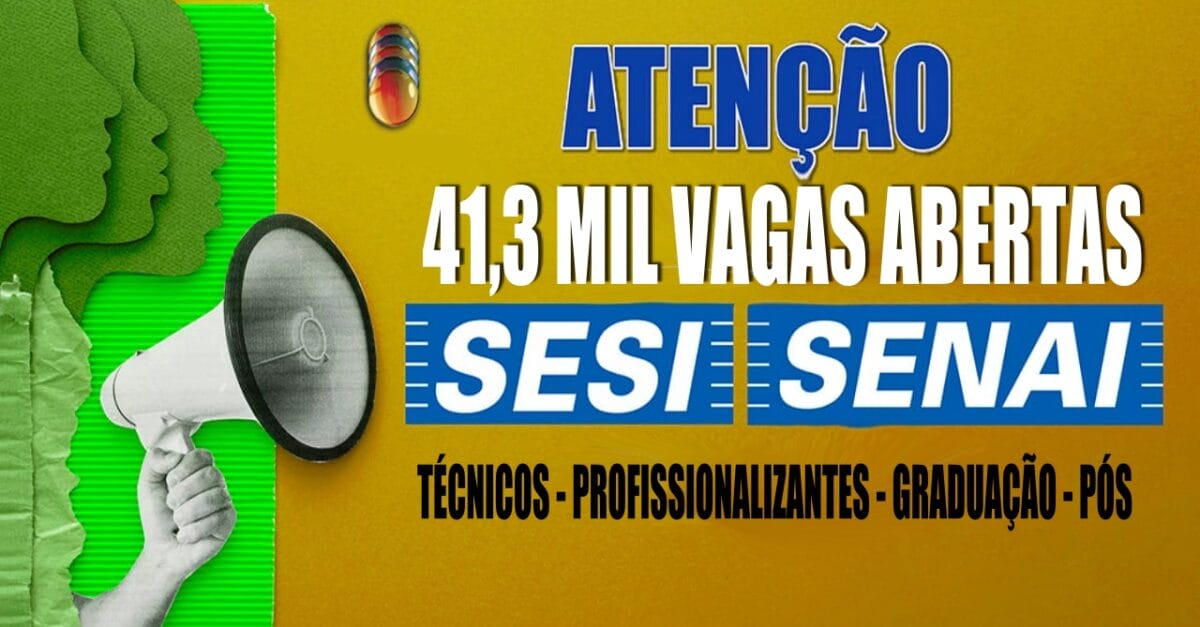 Sesi e Senai abrem 730 cursos de capacitação técnica à distância EAD