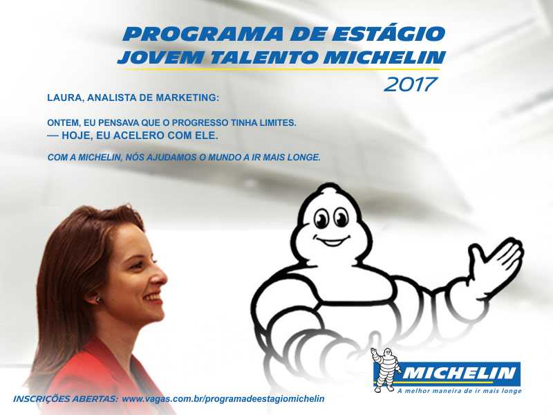 Michelin programa de jovens talentos 2017 para técnicos e engenheiros