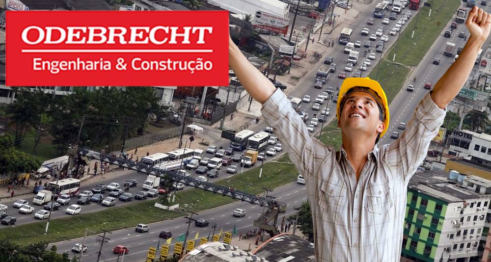 Odebrecht BRT belém obras vagas