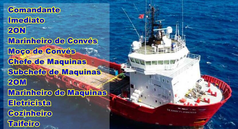 Marlin Navegação Marítimo vacantes AHTS soporte offshore