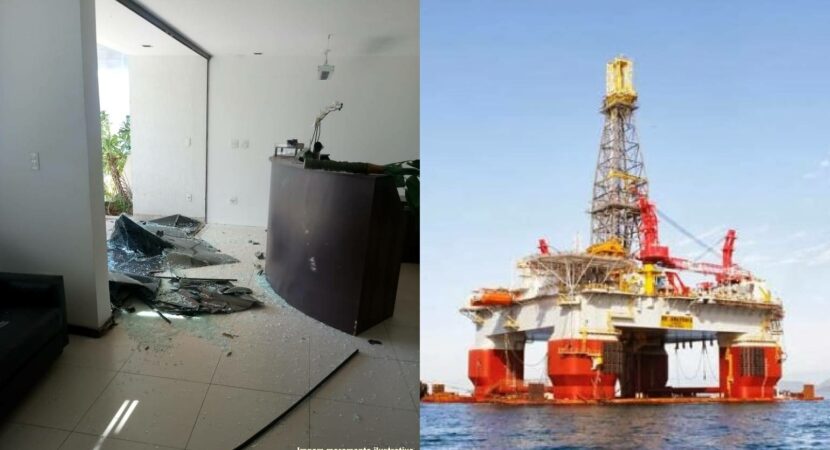 Empresa offshore em Macaé quebrada