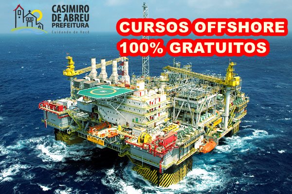 Cursos Offshore gratuitos Casimiro de Abreu