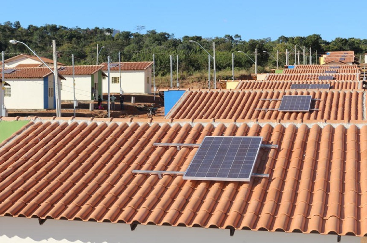 Aumento de painel solar em residências