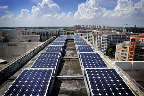 Cingapura energia solar joint venture