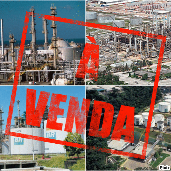 Petrobras 4 refinarias à venda Minas Gerais Amazonas Ceará e Paraná