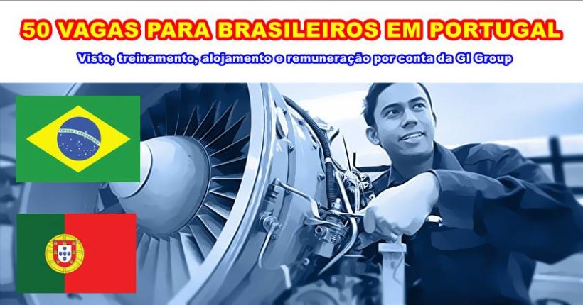 Portugal Empregos Brasileiro vagas visto