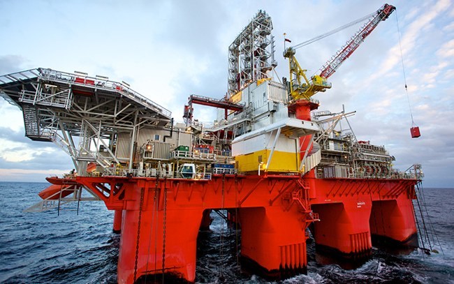 Transocean offshore oil platform