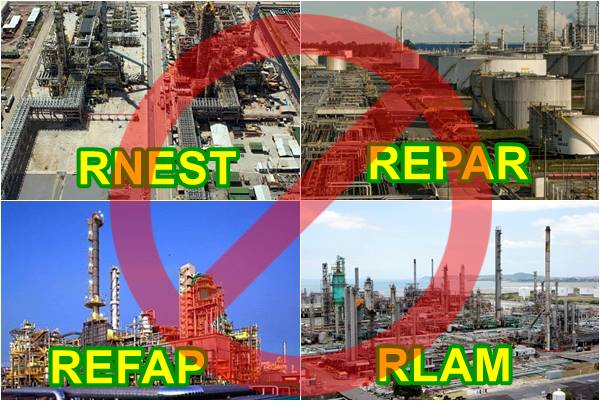 Petrobras REFINERÍA RNEST RLAM REPAR REFAP
