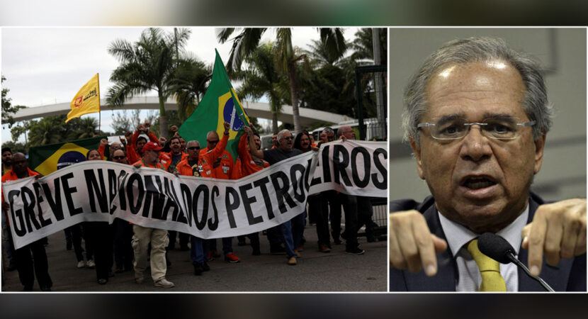 Guedes greve Petrobras