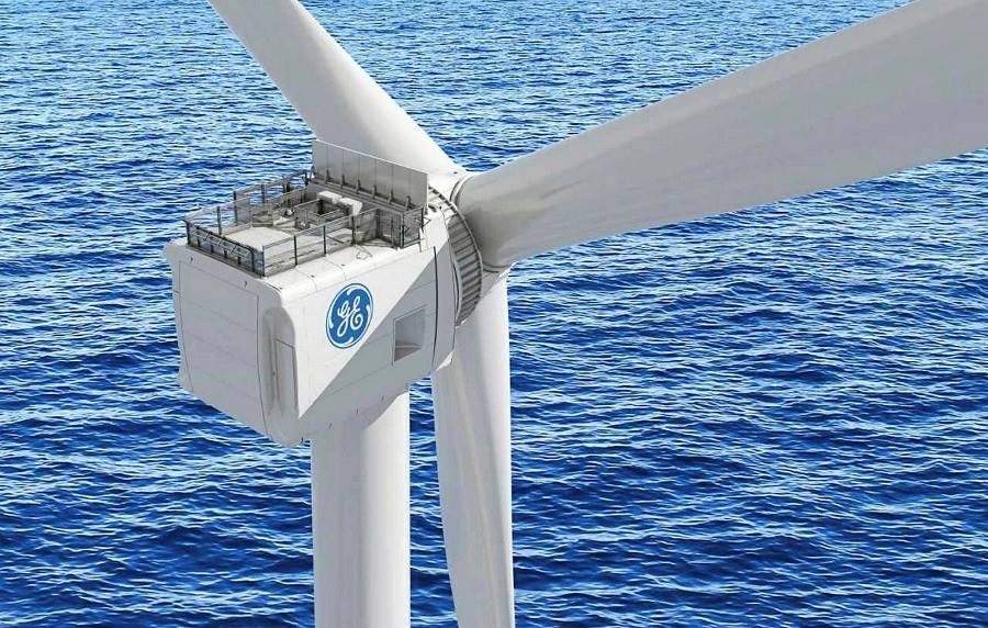 GE tubirna concesionaria de energía eólica marina