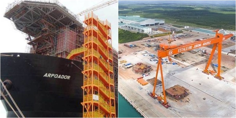 Petrobras Espírito Santo Navio Sonda Industria Naval Estaleiro Jurong Aracruz