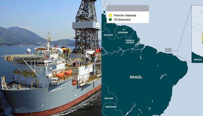 Ensco offshore Ceará Premier Oil