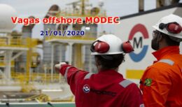 Novo processo seletivo, vagas offshore aberto hoje pela gigante do petróleo MODEC