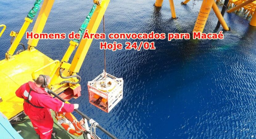 Offshore recruitment and selection in Macaé with 10 job openings for Area Man