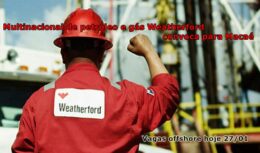 Muchas vacantes de trabajo en alta mar en Macaé por la multinacional de petróleo y gas Weatherford en este día, 27 de enero