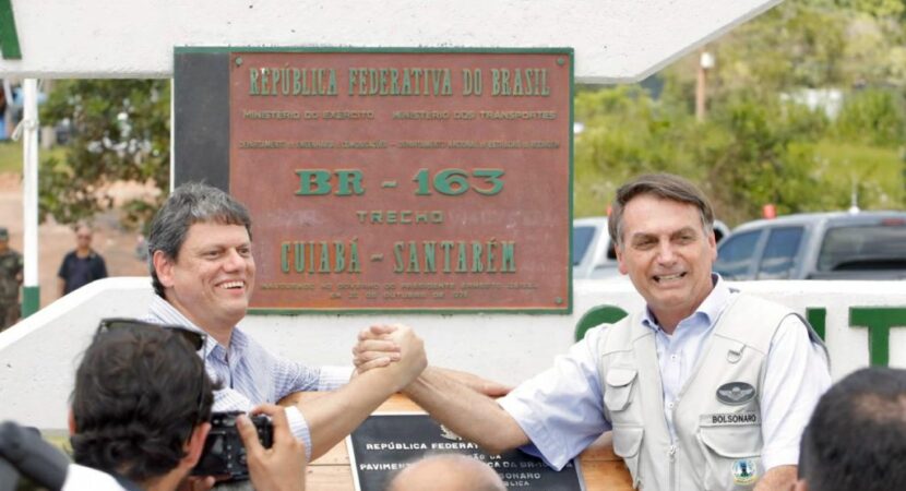 Después de más de 45 años, el gobierno de Bolsonaro concluye las obras de pavimentación de la BR-163 entre Pará y Mato Grosso