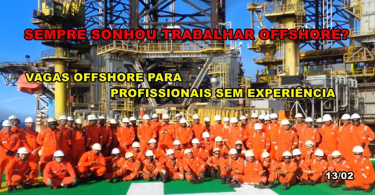 Vagas de emprego URGENTE para Técnicos e Mecânicos sem experiência em terceirizada offshore