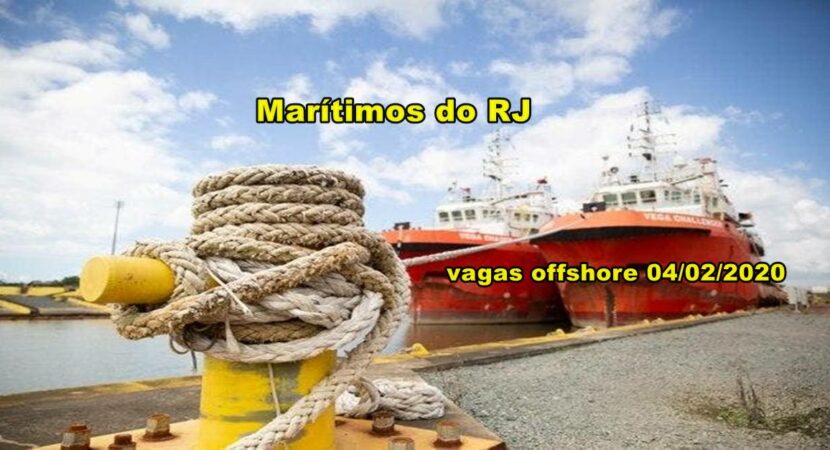 Vagas Offshore para profissional Marítimo no Rio de Janeiro