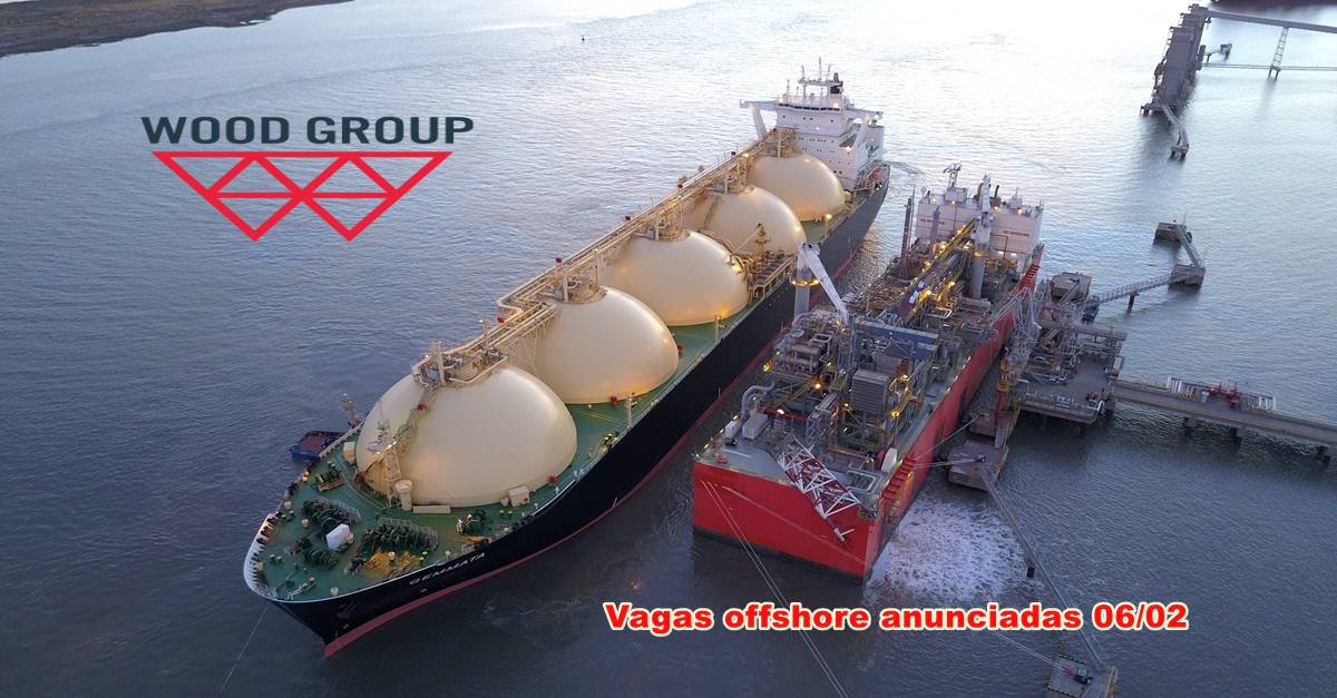 Para atender demanda offshore multinacional Wood Group abre 16 vagas de emprego para técnicos e engenheiro