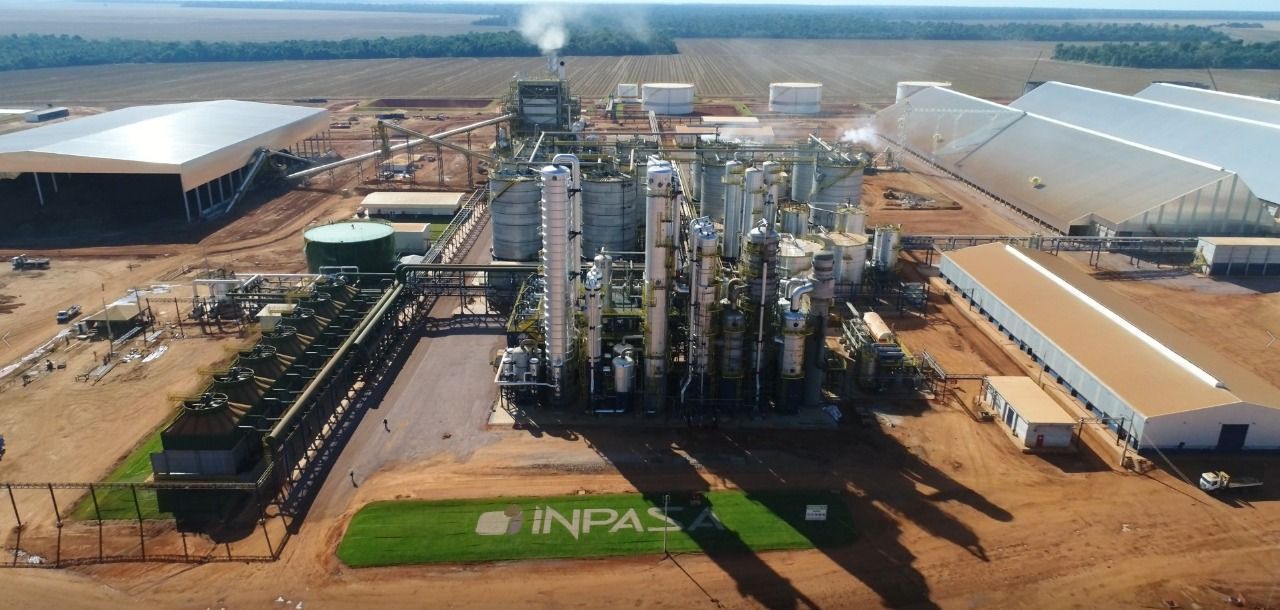 Obras da segunda planta da Usina de etanol de milho da Inpasa Bioenergia vai gerar 2 mil vagas de emprego diretos e indiretos no MT