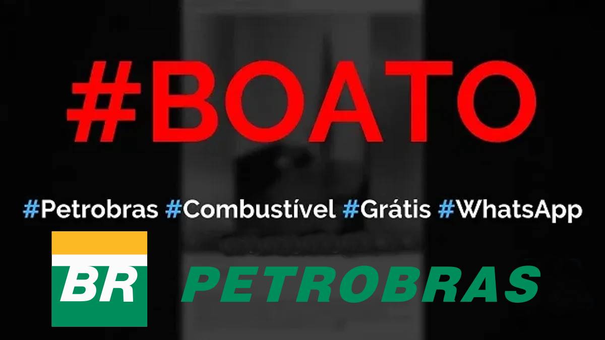 Informação de que Petrobras oferece combustível de graça é golpe