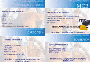 zarpa vagas, offshore, técnico,