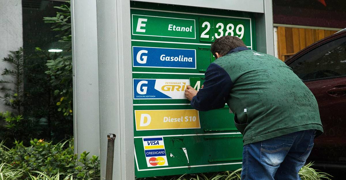 Petrobras aumenta o preço da gasolina pela segunda vez em uma semana
