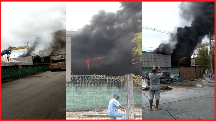¡URGENTE! Incendios en astillero Brasfels y refinería de Petrobras causan miniaccidentes