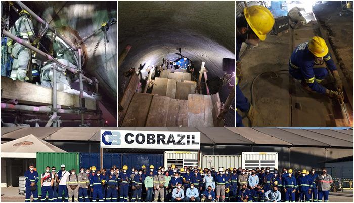 Usina siderúrgica RJ Ternium parada de manutenção Cobrazil