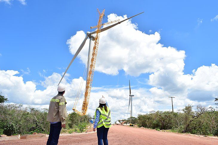 Construction works for four wind farms in Bahia will require more than 9 jobs in the coming months
