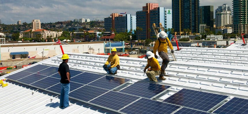 energia solar - eólica - china - empregos