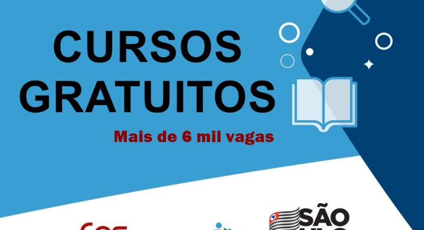 More than 6 vacancies for free technical courses are available for the São Paulo region