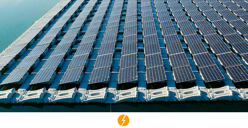 plantas solares flotantes - são paulo - represa - energía