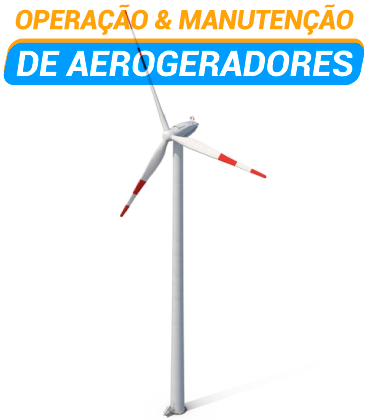 Torre eólica curso de operação de manutenção de turbinas eólicas e aerogerador