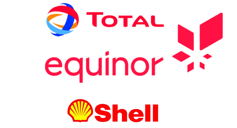 Equinor Shell Total co2