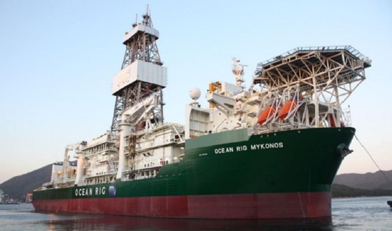 Petrobras Deepwater Drilling Ship Corcovado Mykonos