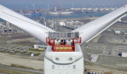 Turbina - energia eólica - offshore