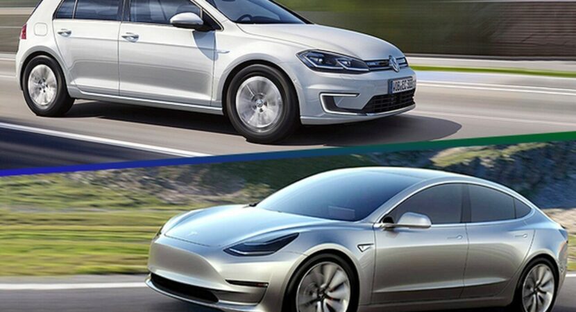 Volkswagen - Tesla - electric cars