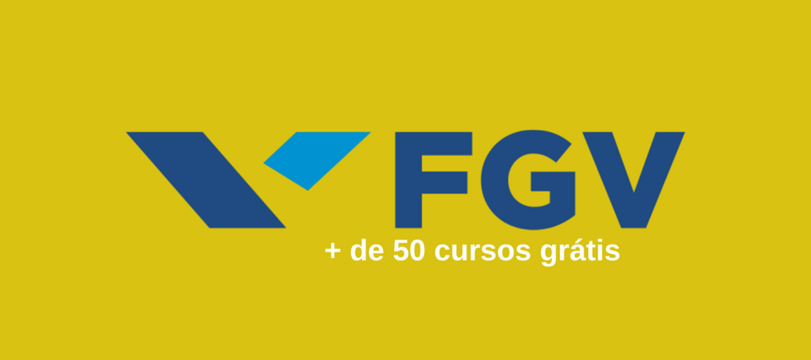 FGV - vagas - cursos gratuitos online