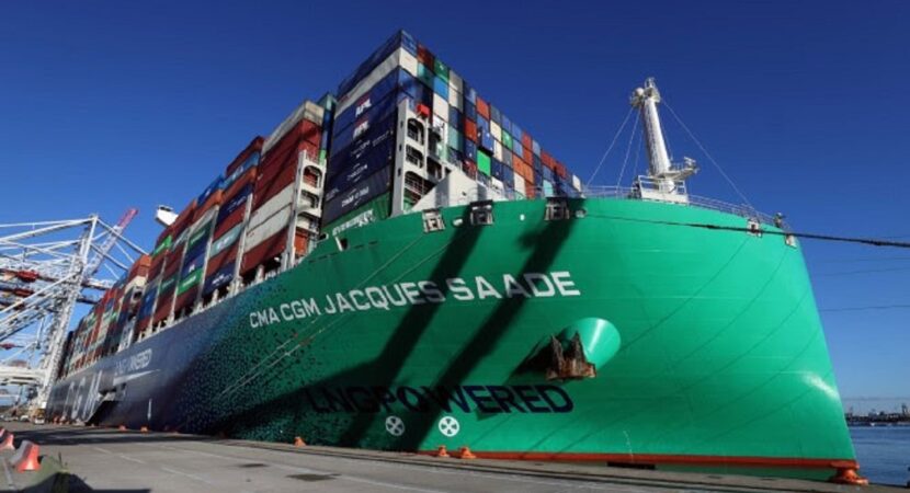 CMA CGM transporte marítimo biometano carbono barcos