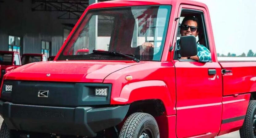 reproduction electrek.co / Alibaba sells an electric mini truck on the internet with a focus on charging and autonomy of 120 km; electric vehicle price surprises