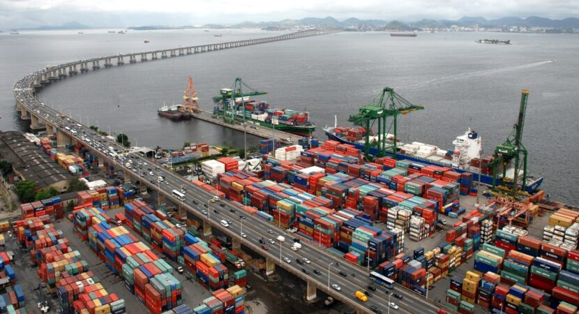 porto - obra - empregos - rj - caminhões - infraestrutura - av. brasil - tarcísio freitas