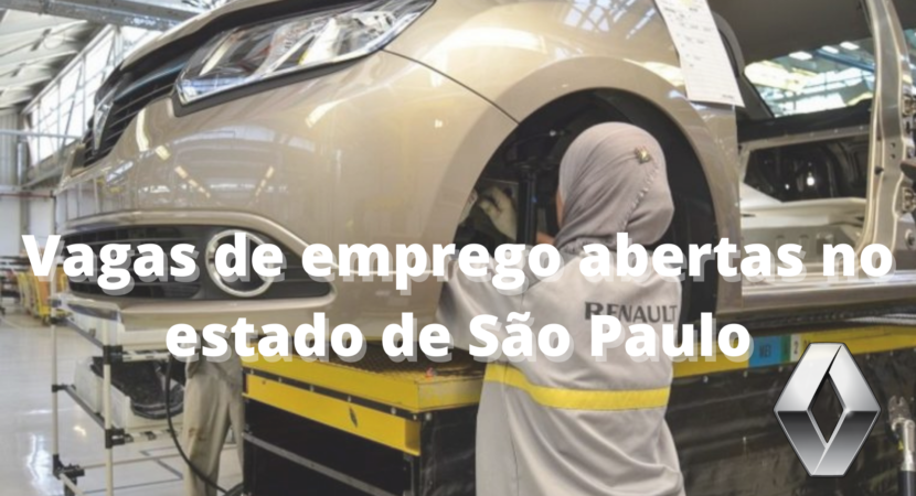 Renault – emprego – São Paulo