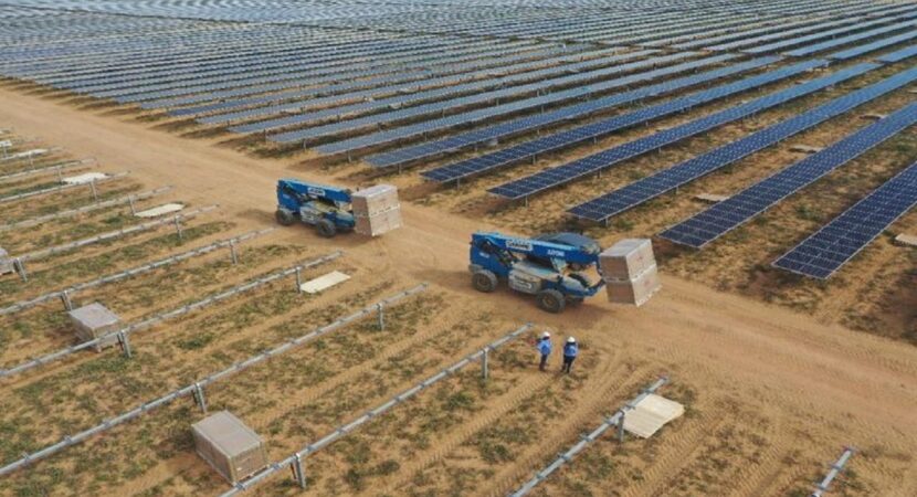 planta - energía solar - fotovoltaica - Bahia - trabajos