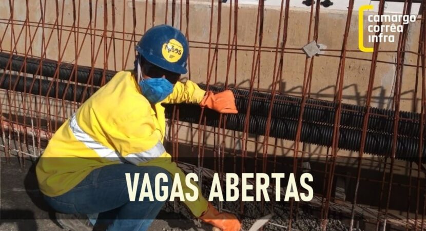 Camargo Corrêa - emprego - construção civil - infraestrutura