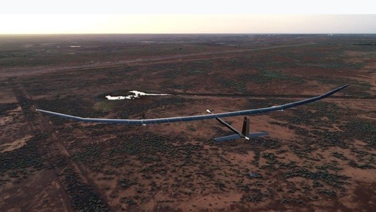 Drone - energia solar - altura