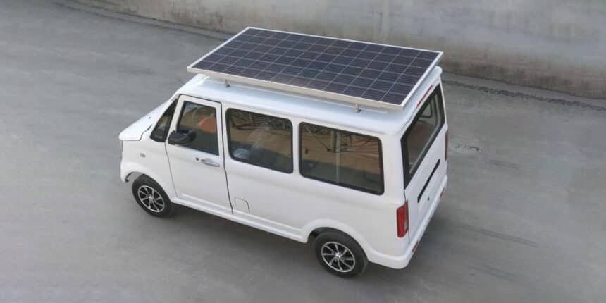 energia solar - energia limpa - mini van - ford -mercedes benz - painel solar