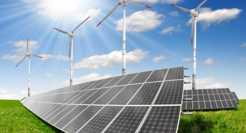 Energia renovável – solar – eólica