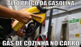 gasolina - gás de cozinha - veículos