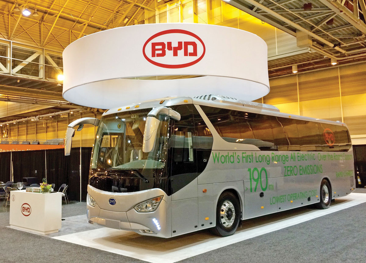 Montadora - BYD - ônibus elétricos - China